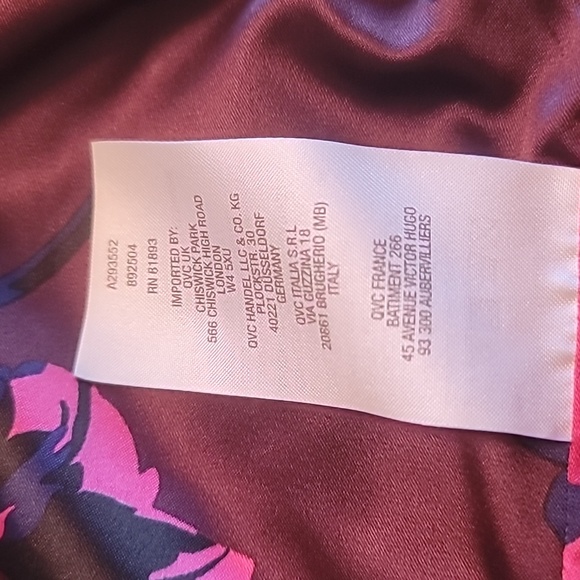 Isaac Mizrahi Live Women Moto Leather Suede Jacket Burgundy  Sz 14 - Picture 6 of 16